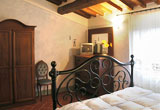 Camera nel bed breakfast a Castiglion Fiorentino in Toscana